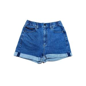 Garage Denim 80s Mom Jean Shorts